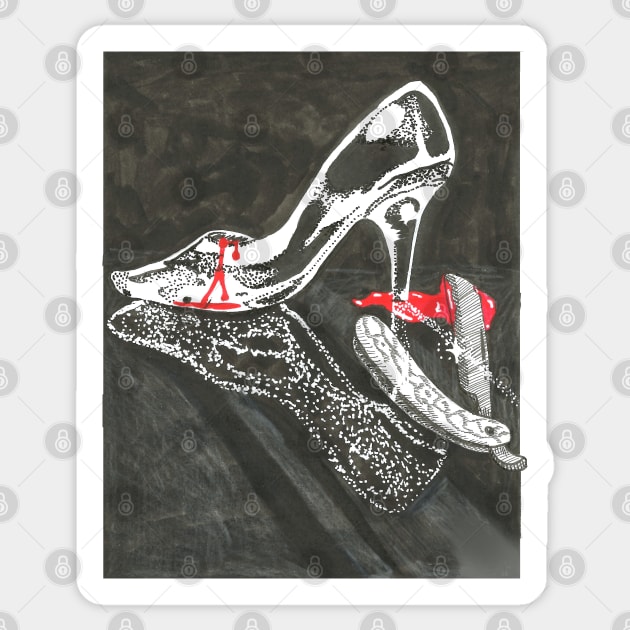 Cinderella's Glass Slipper Sticker by Créa'RiBo